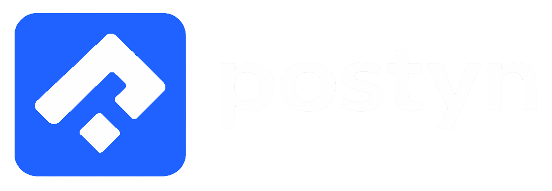 Postyn light wordmark